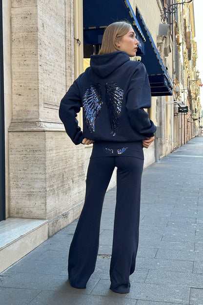 The Angel Wings Sequin Hoodie