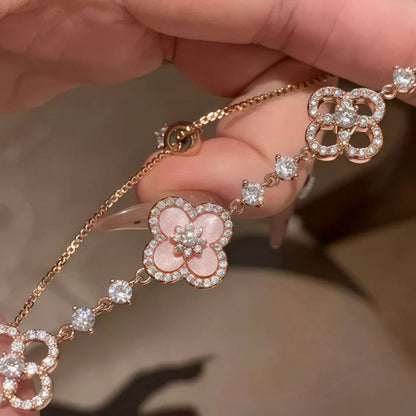 The Pink Eternal Clover Bracelet