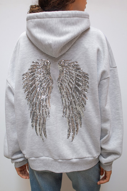 The Angel Wings Sequin Hoodie